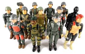 in 1982 Gi Joe Returned
Though now he was much smaller !  3.75" 
Hasbro wanted to most likely cash in on the Success of Star Wars .....GI JOE was Marketed as a Real American Hero !   His enemy was COBRA !!